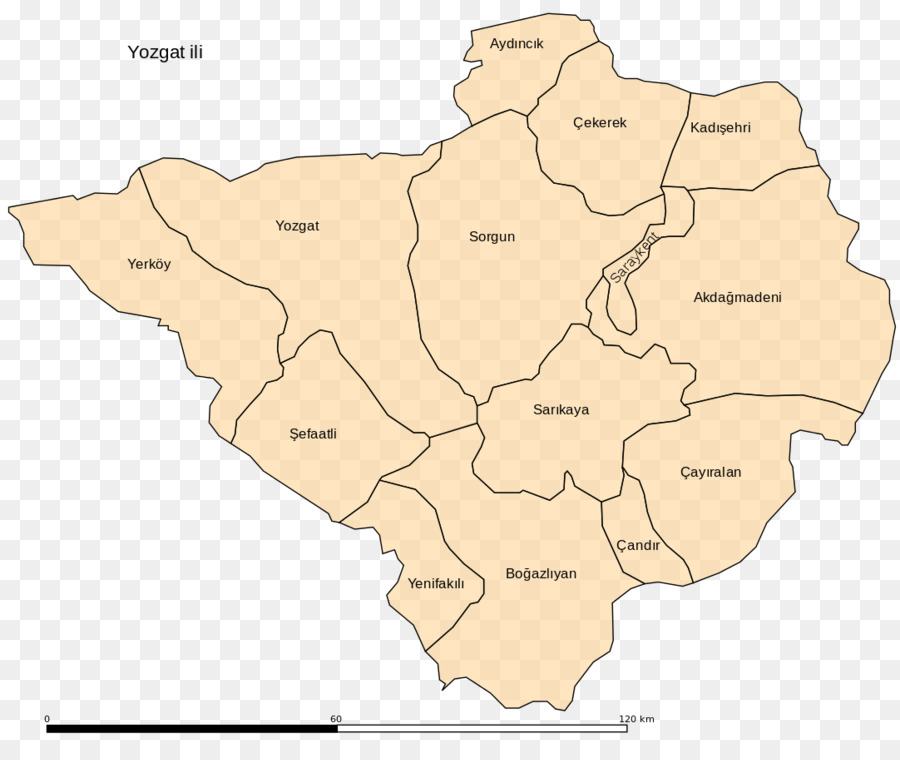 провинция йозгат，карте PNG
