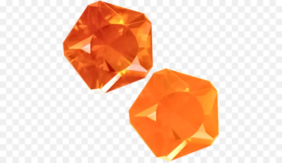 драгоценный камень，оранжевый PNG