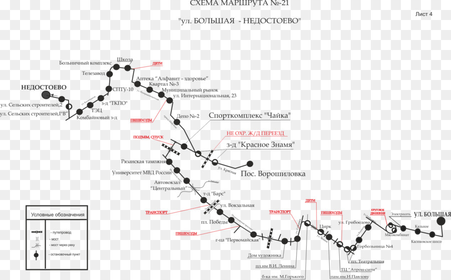 Схема движения 49 маршрутки рязани