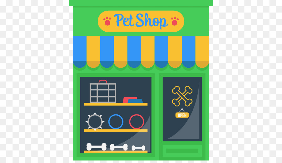 Shop 512. Pet shop building PNG.