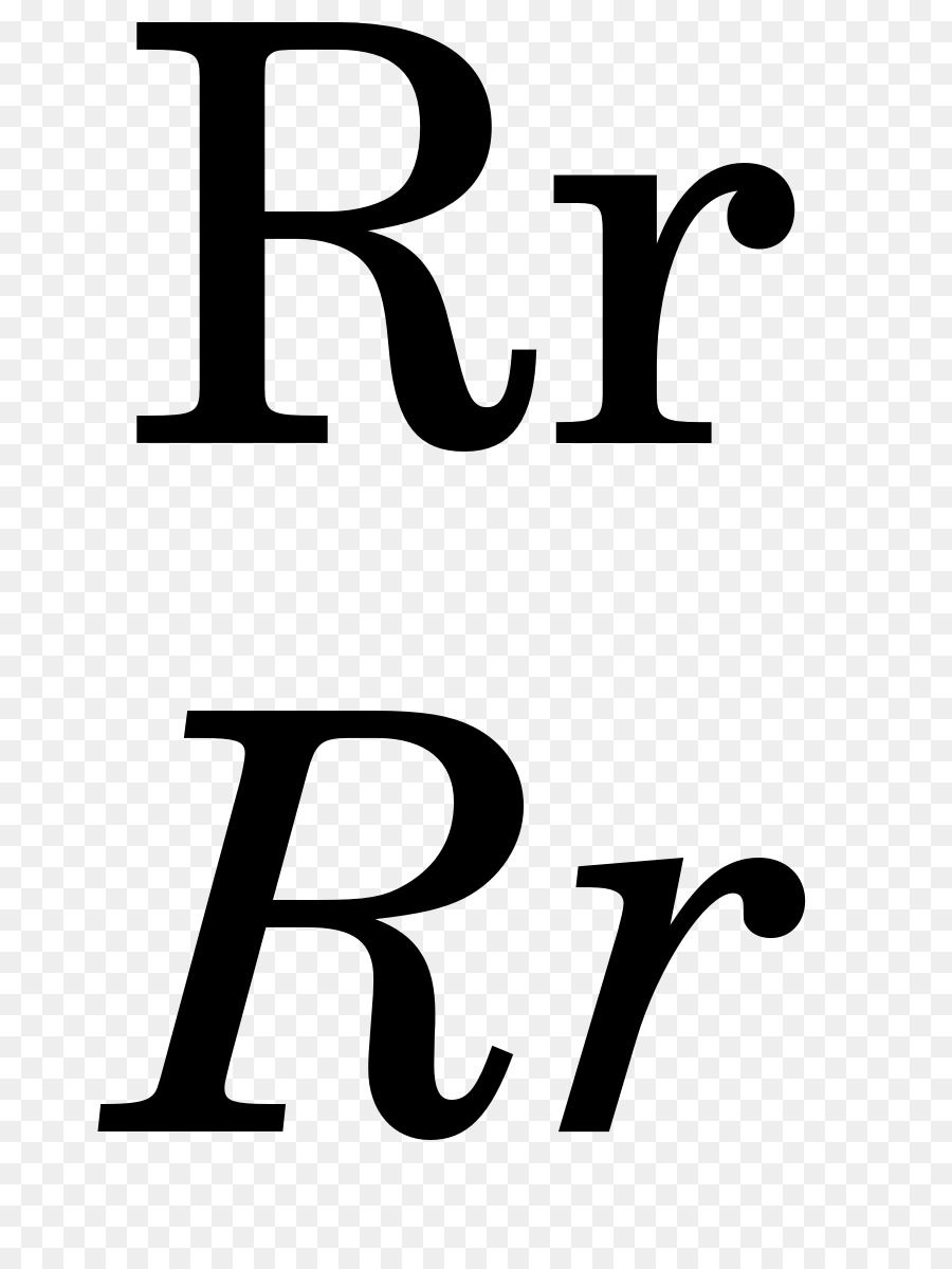 латинский алфавит，R PNG