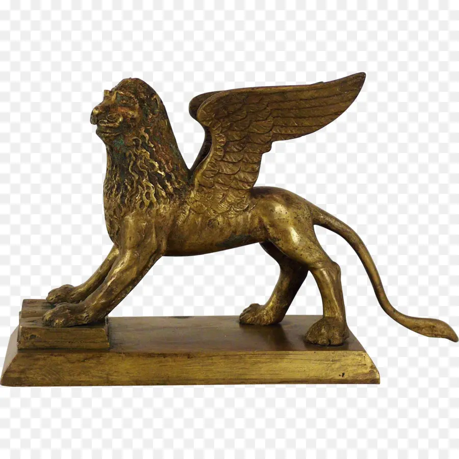 Лев Венеции，бронзовая скульптура PNG