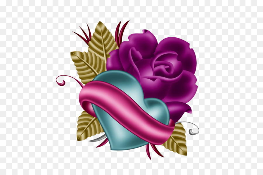 сад роз，фиолетовый PNG