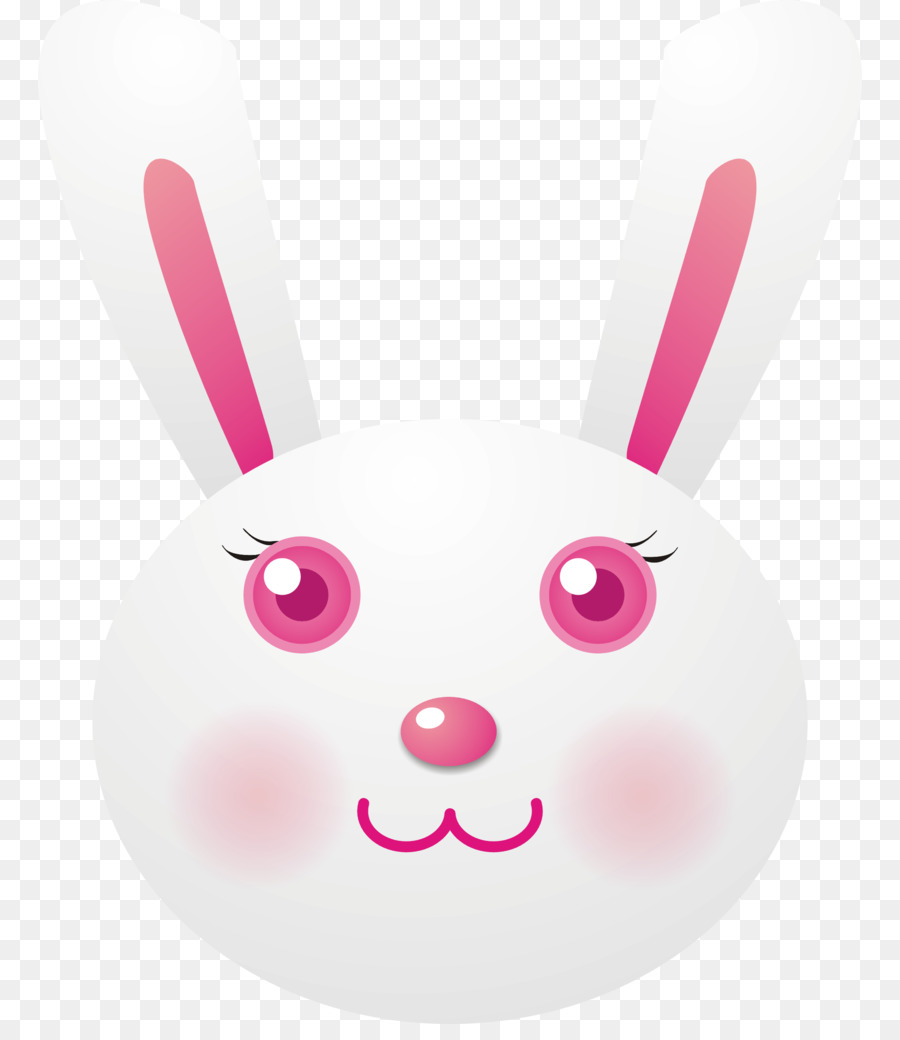 пасхальный кролик，розовый M PNG