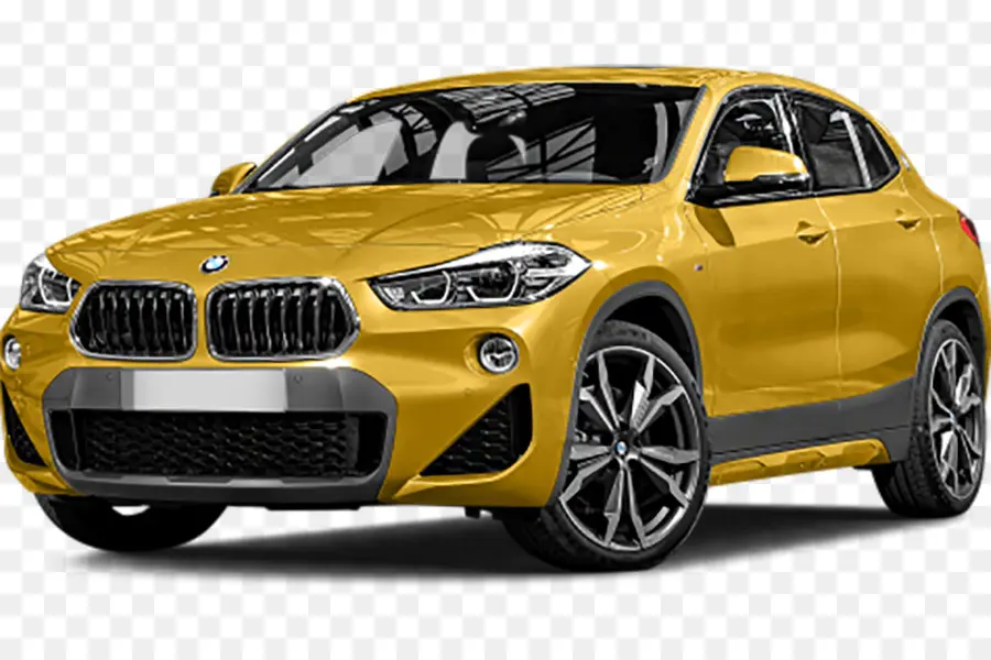 Желтая машина，Bmw PNG