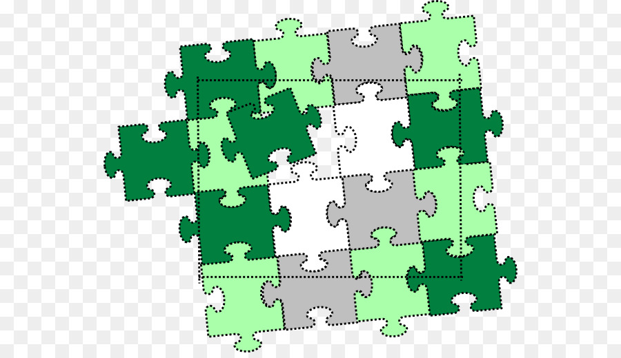 паззлы，зеленый головоломки PNG