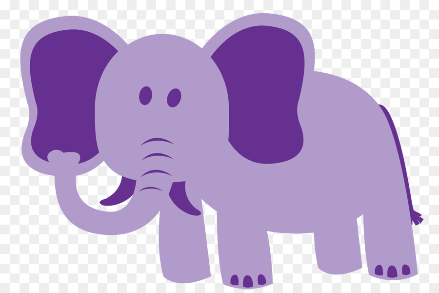 слон，фиолетовый PNG