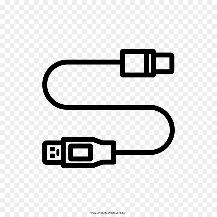 Значок USB провода