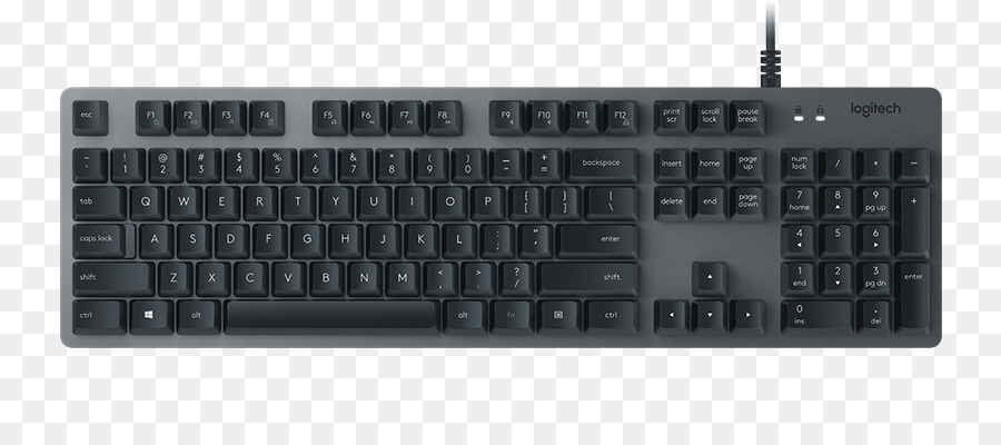 компьютерная клавиатура，компания Logitech K840 механические проводная клавиатура PNG