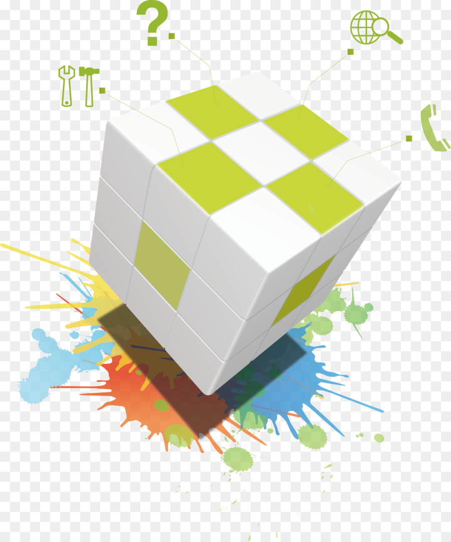 кубик Рубика，Cube PNG