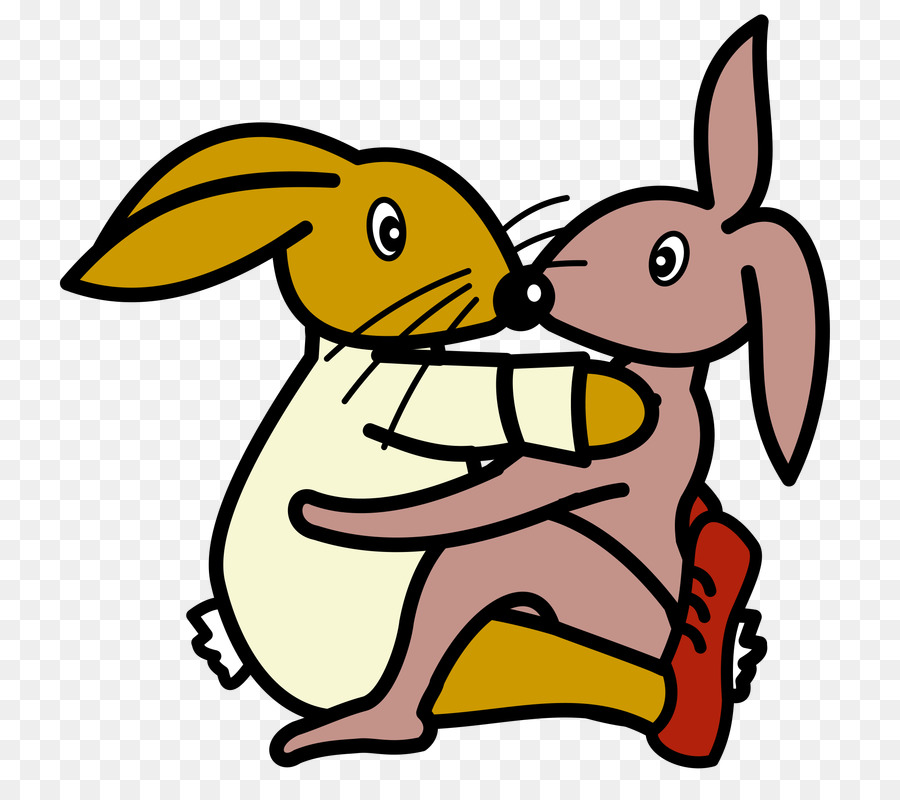 домашний кролик，День Святого Валентина PNG