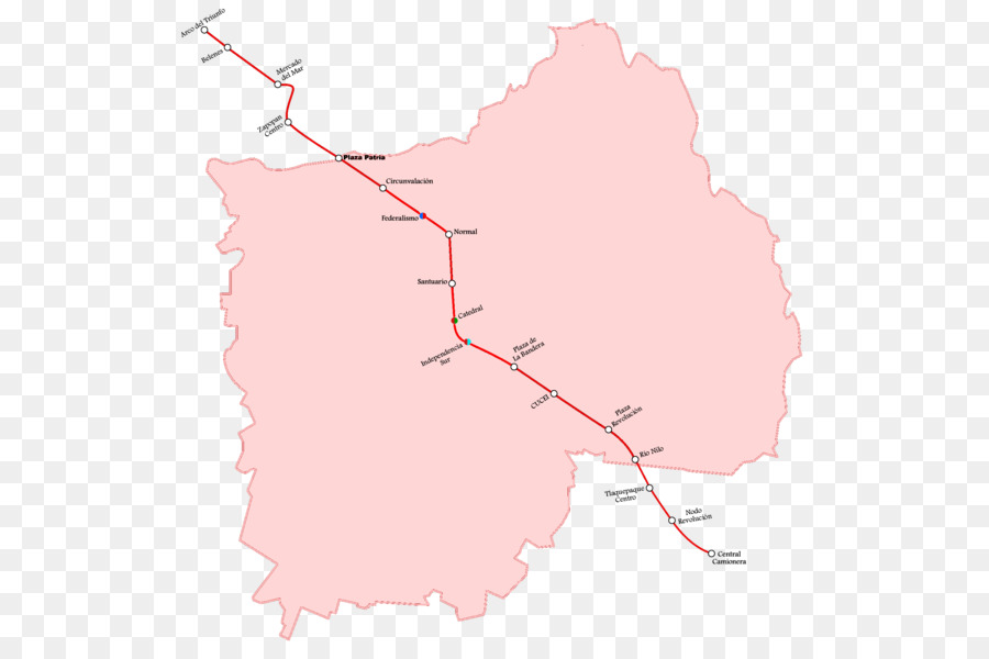 Гвадалахара Light Rail System，3 линии от станции легкорельсового Гвадалахара PNG