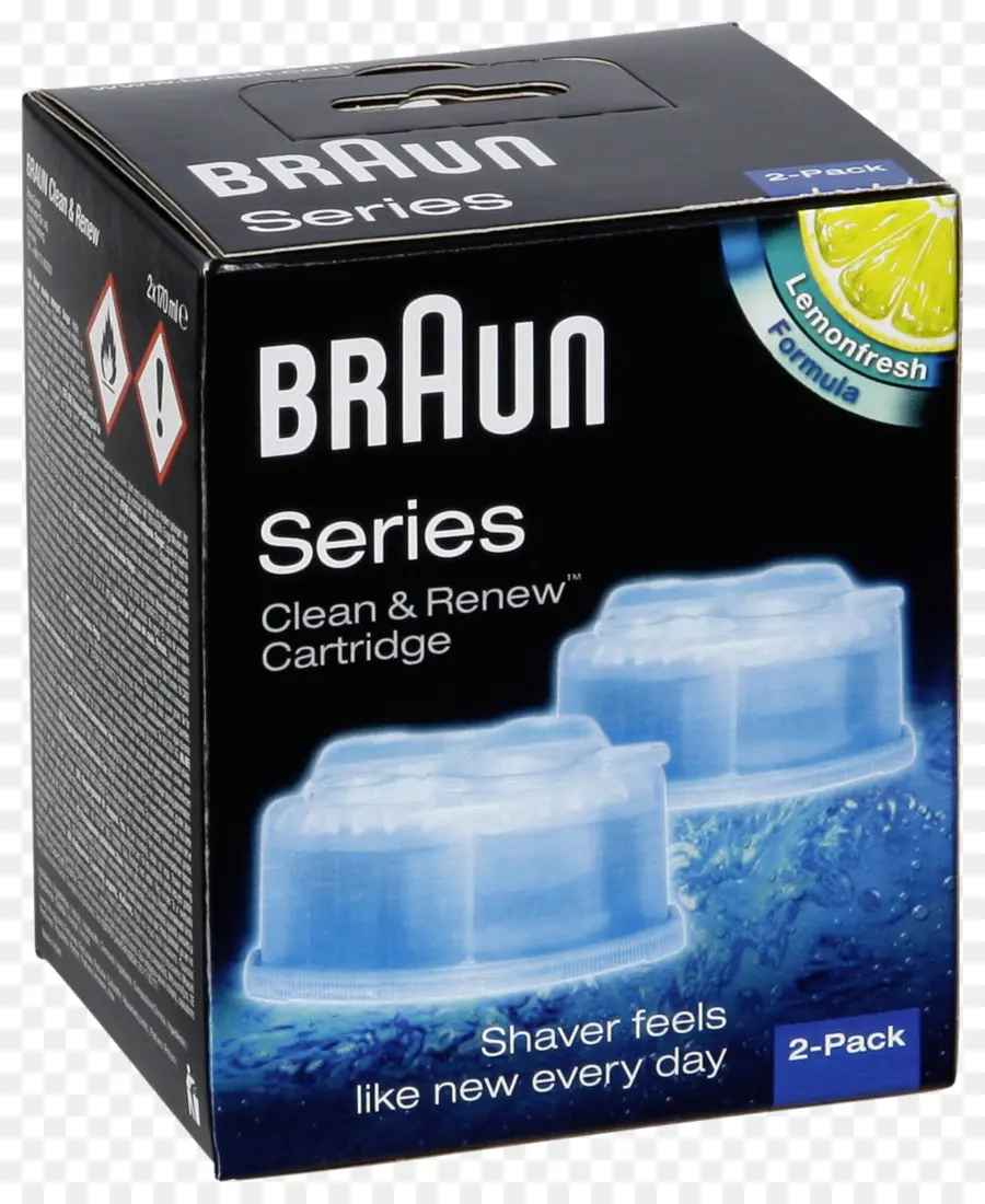 Очистка и замена картриджа Braun，бритва PNG