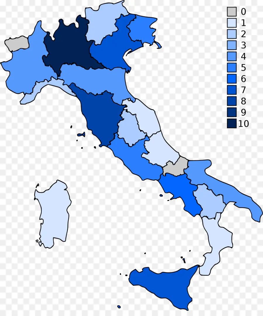 островной Италии，регионы Италии PNG