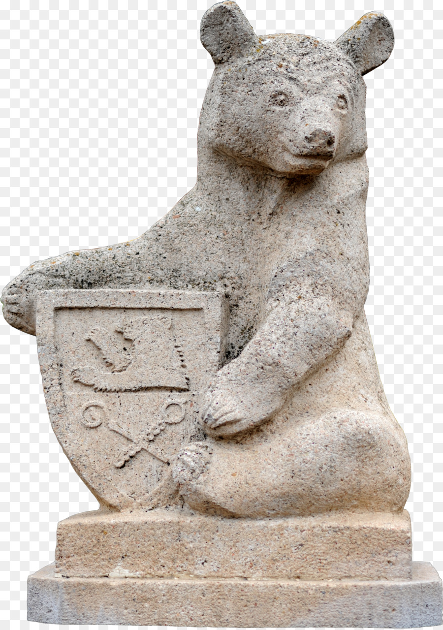 статуя，медведь PNG