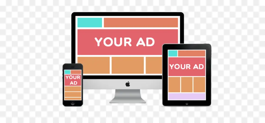 цифровой маркетинг，дисплей рекламы PNG
