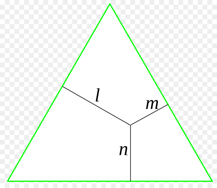 треугольник，теорема вивиани по PNG