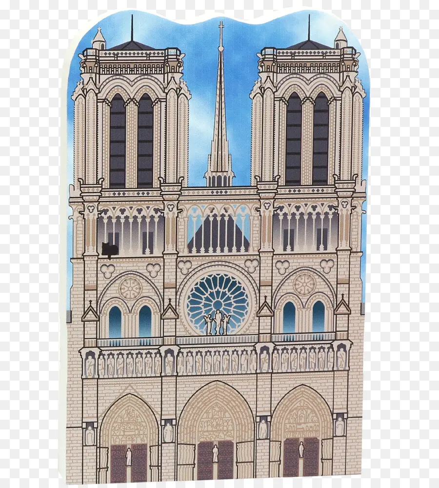 Notredame де Париж，Эйфелева башня PNG