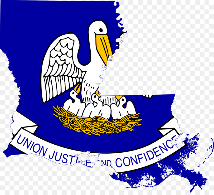 флаг Луизианы，печать Луизиана PNG