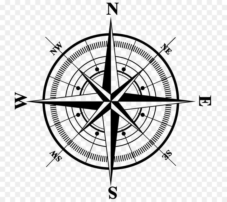 свободно север, компас роза, компас прозрачное изображение.