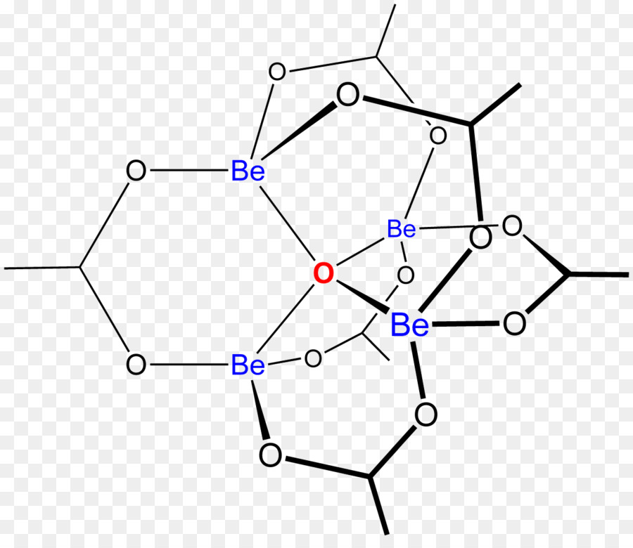 основной ацетат бериллия, цинка ацетат, химическое соединение