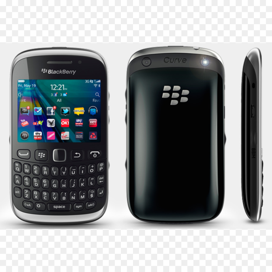 Blackberry Кривой 9300，ежевика PNG