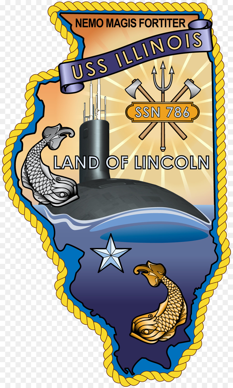 Иллинойс，военно морской флот США PNG