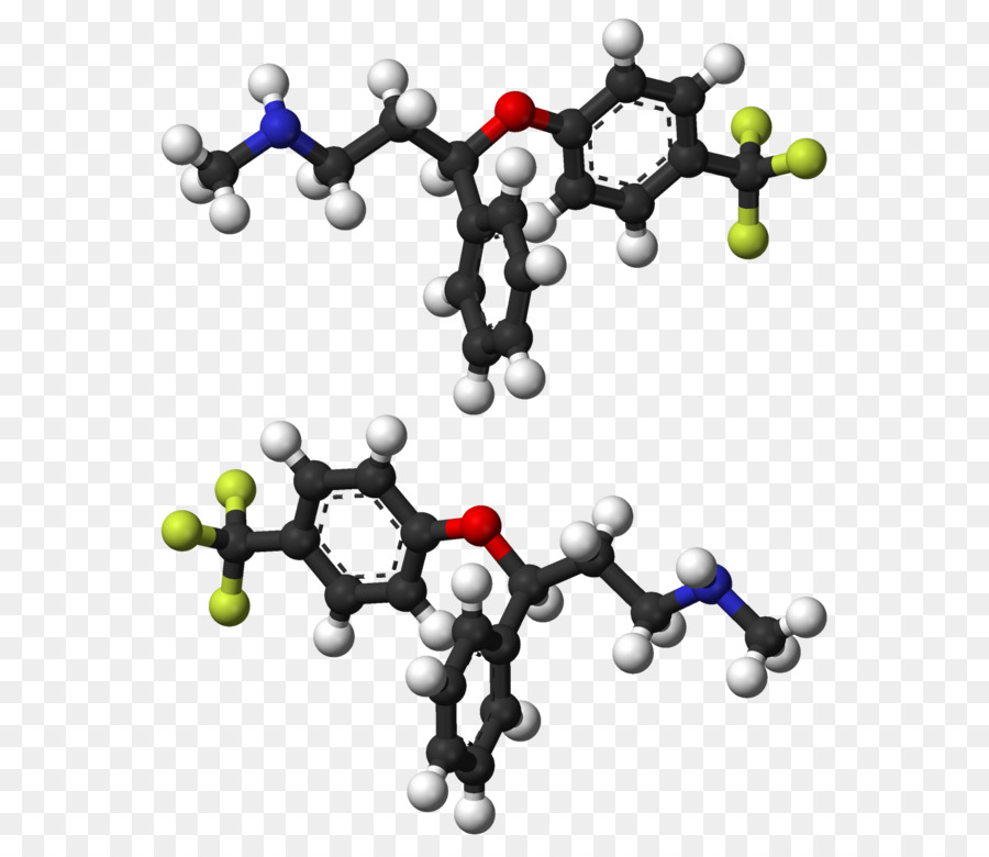 флуоксетин，молекула PNG