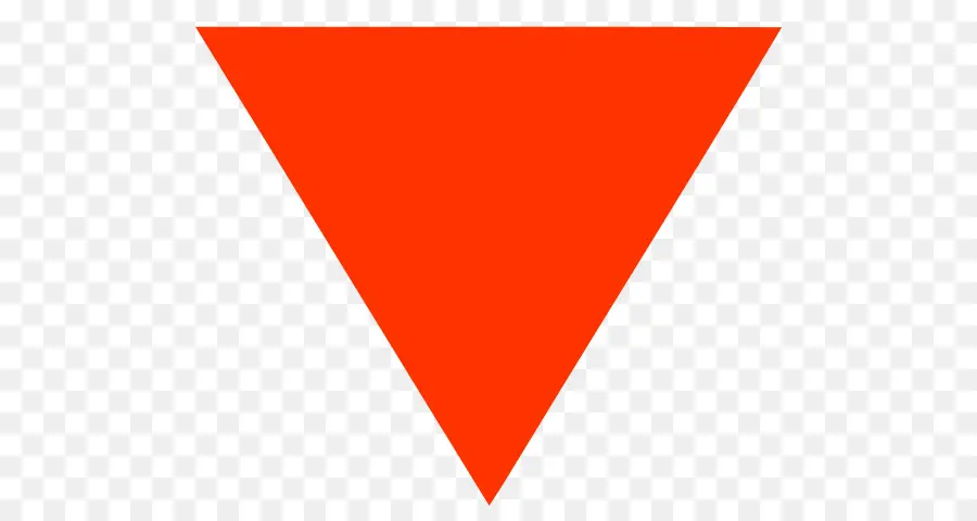красный треугольник，символ PNG