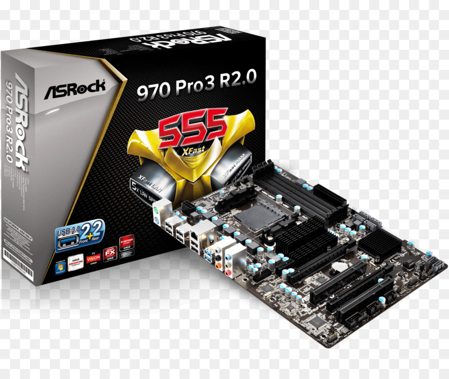 сокет Am3，компания Asrock 970 про3 PNG