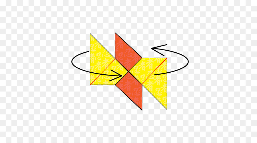 оригами，сюрикен PNG