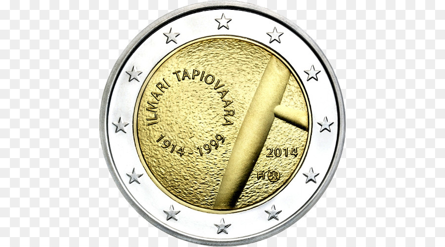 Финляндия，2 Евро памятные монеты PNG