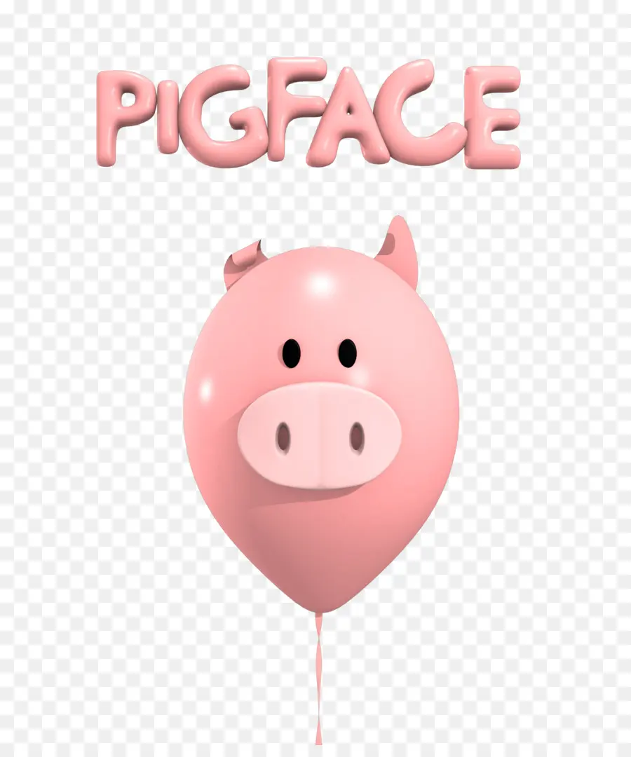 свинья，воздушный шар PNG