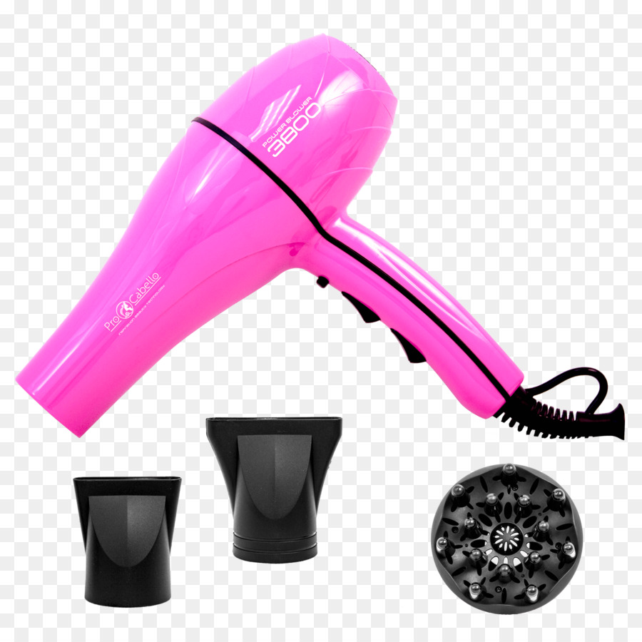Фен для волос розовый