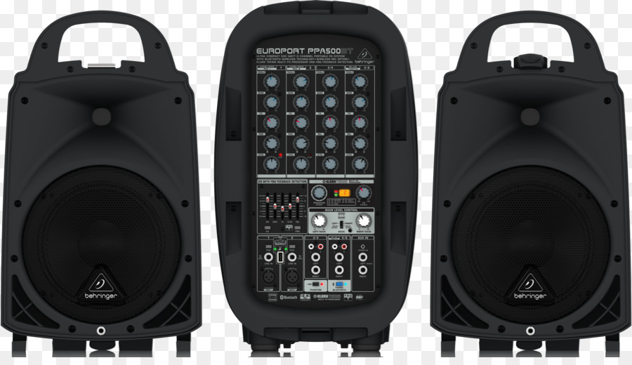 Behringer Ppa500bt Europort Pa System，микрофон PNG