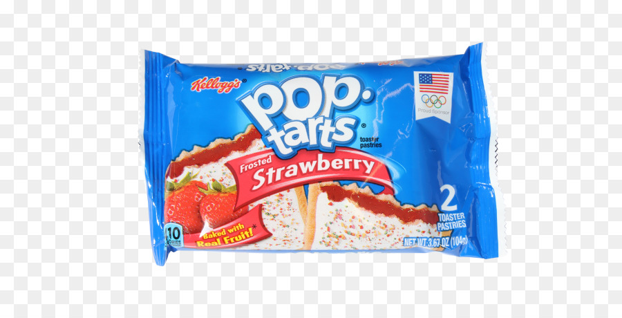 Poptarts келлога глазированный шоколадной помадкой，пирожное PNG