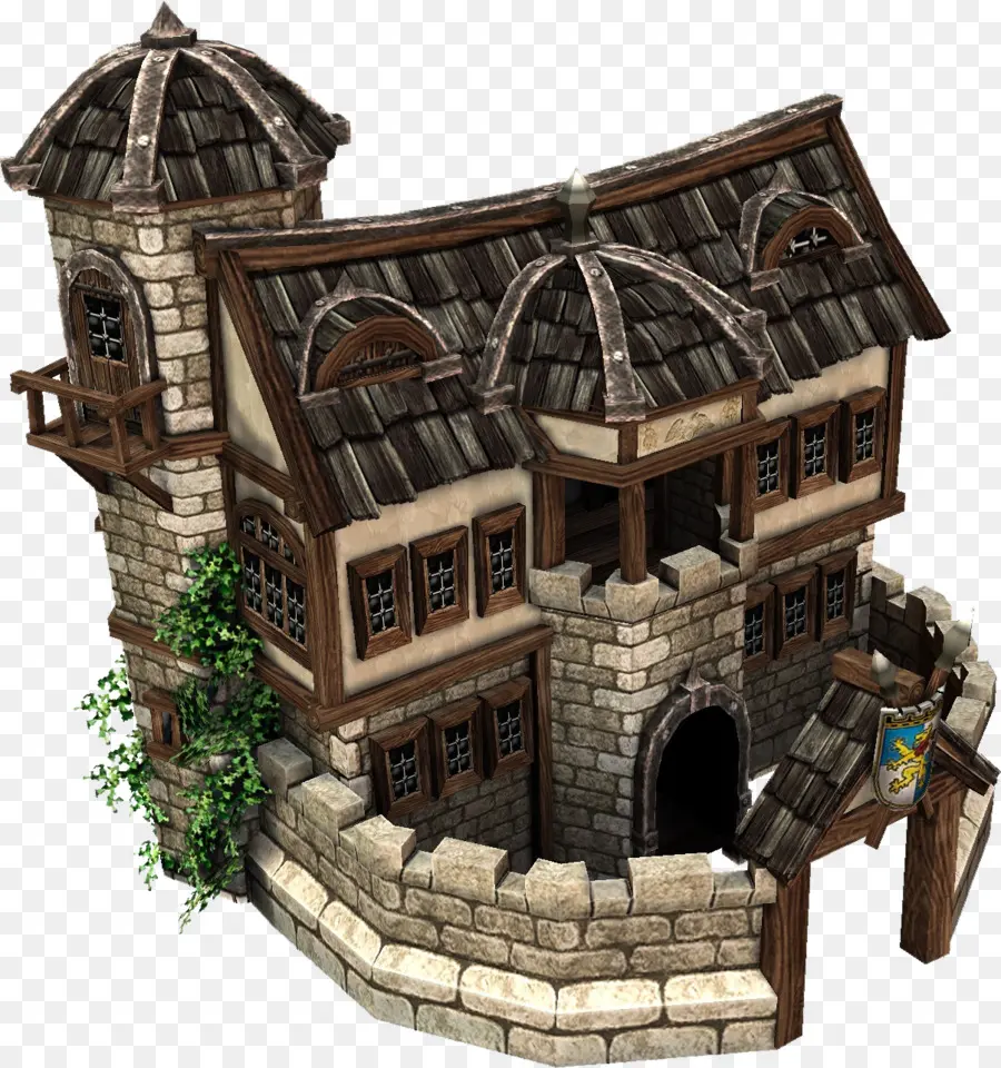 средневековье，средневековая архитектура PNG
