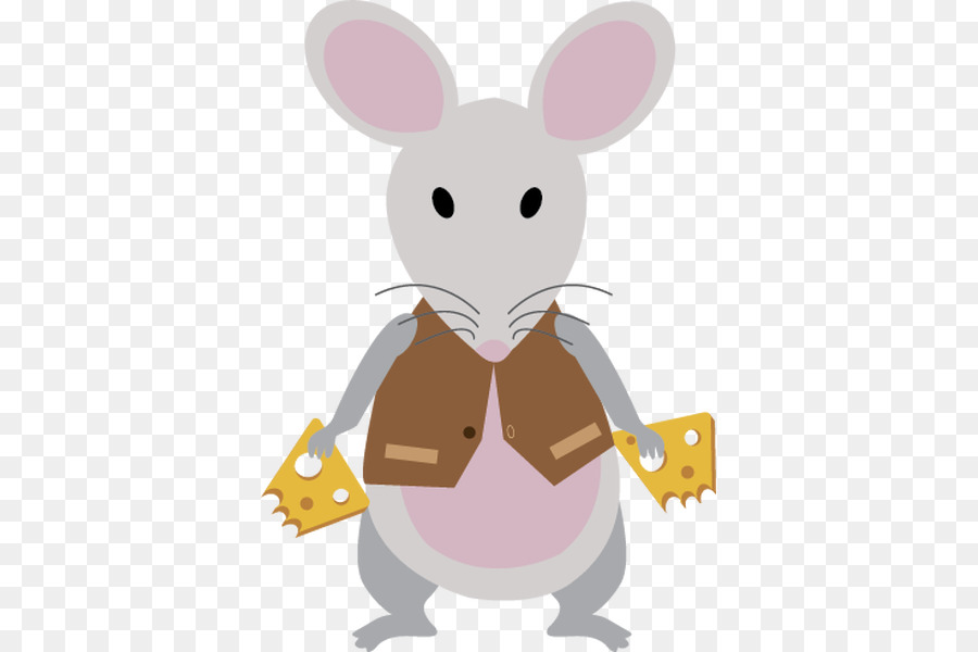 мышь，домашний кролик PNG
