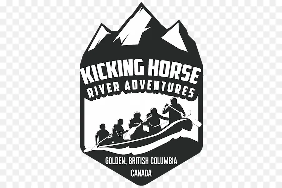 Логотип Kicking Horse River Adventures，рафтинг PNG