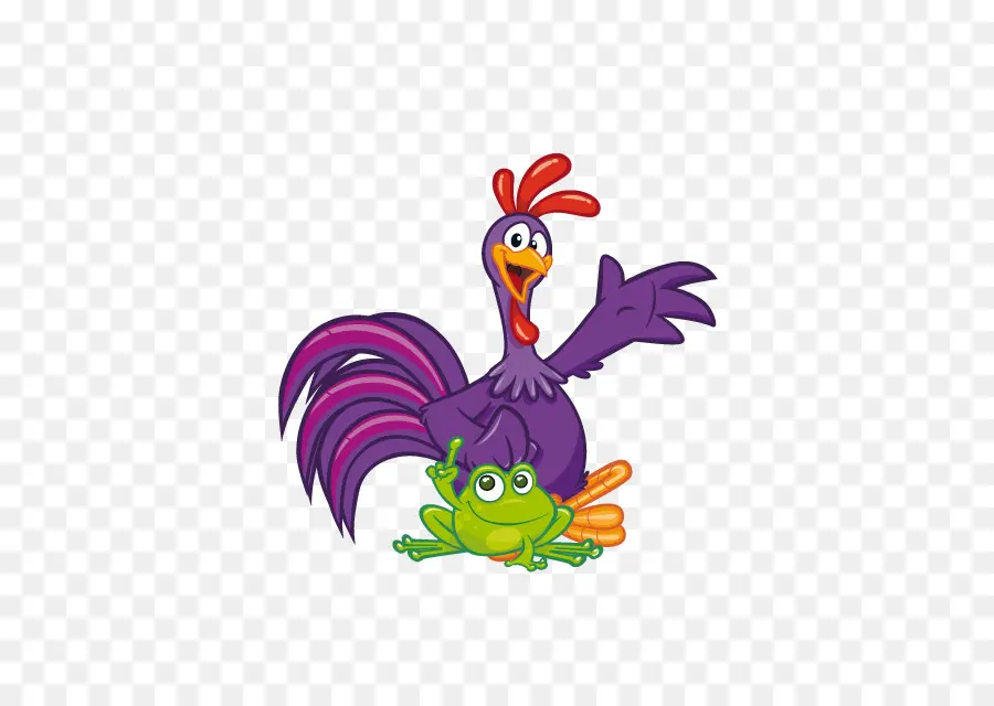 Rooster，курица Pintadinha PNG