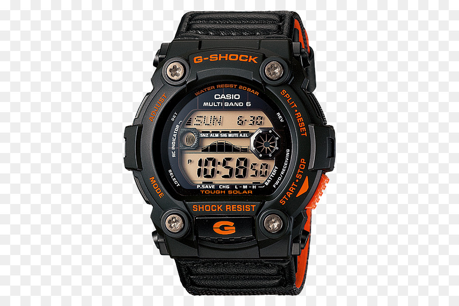 Красные часы G Shock，Часы PNG