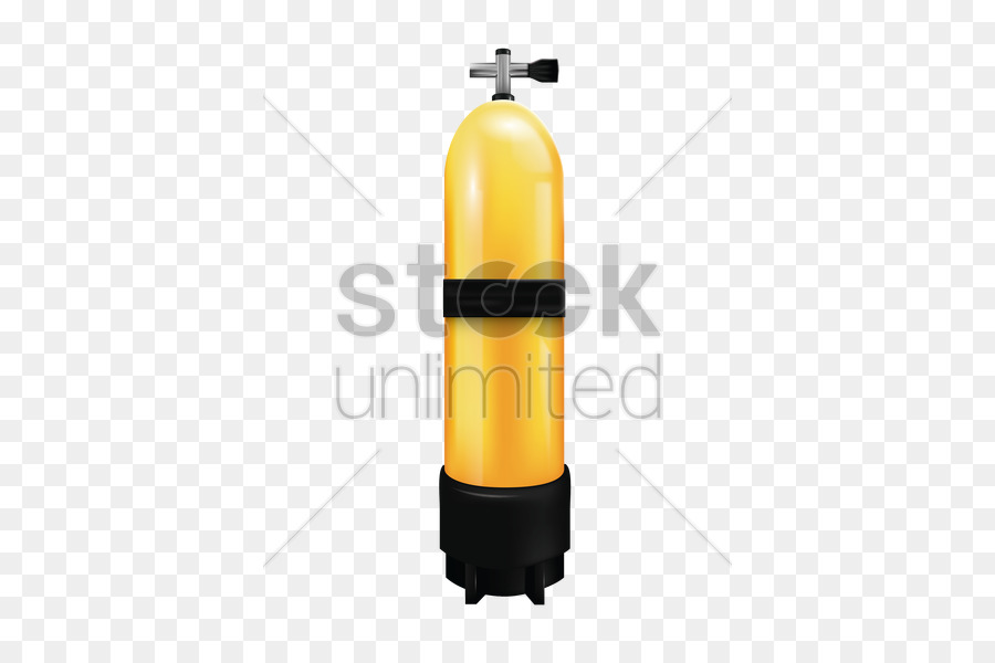 цилиндр，желтый PNG