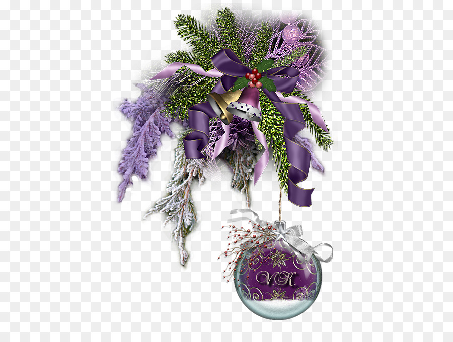 цветочный дизайн，рождественские украшения PNG