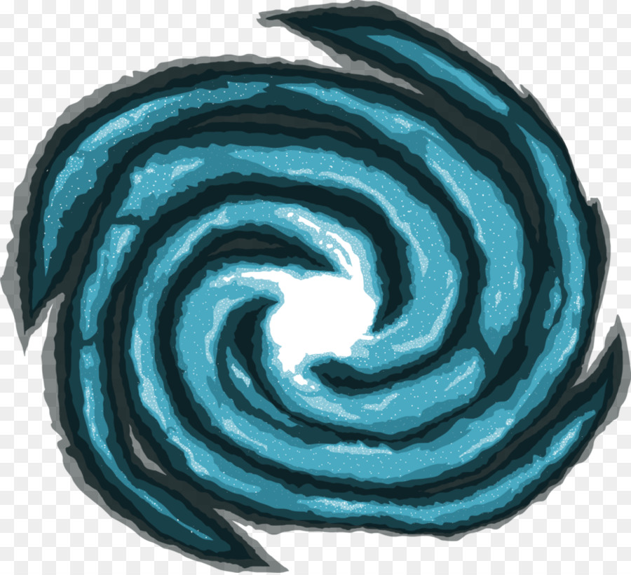 Spiral，бирюзовый PNG