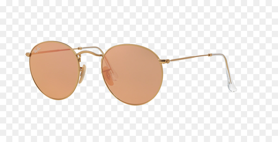 солнцезащитные очки，райбан круглый металлический PNG
