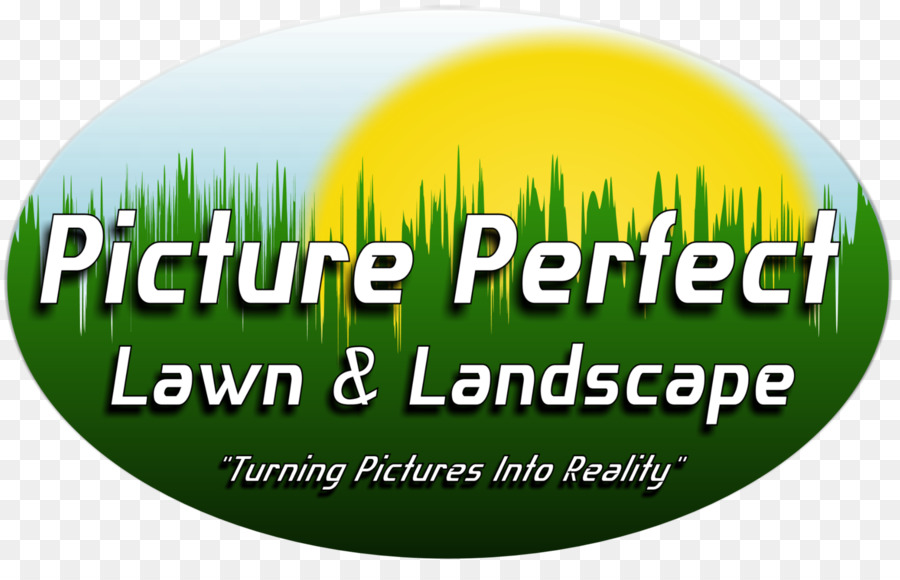 картина идеальный газон пейзаж，логотип PNG