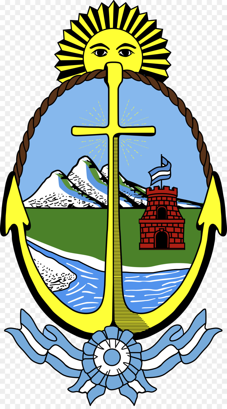 щит Баия бланка，герб города баия бланка PNG