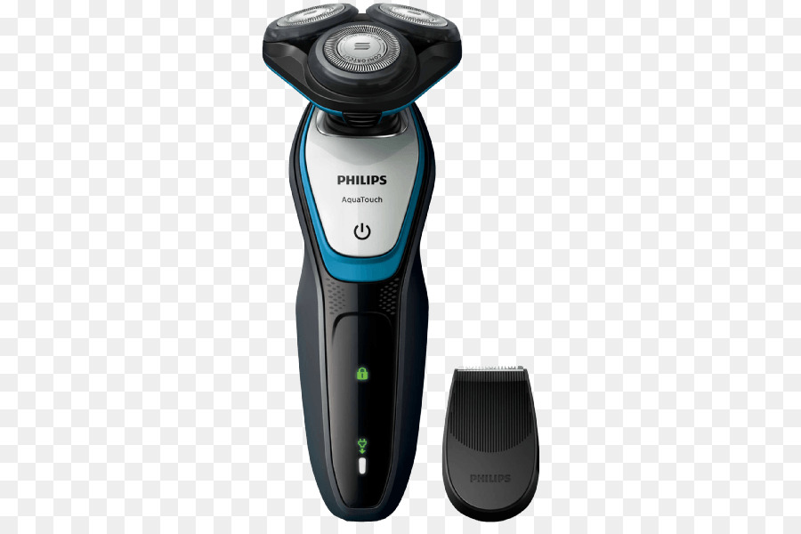 электрические бритвы Hair Trimmers，Philips Aquatouch S5070 Máquina De Afeitar гри Carbónazul Acuático PNG