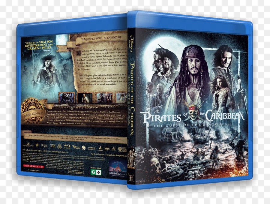 Пираты Карибского моря Blu Ray，Фильм PNG