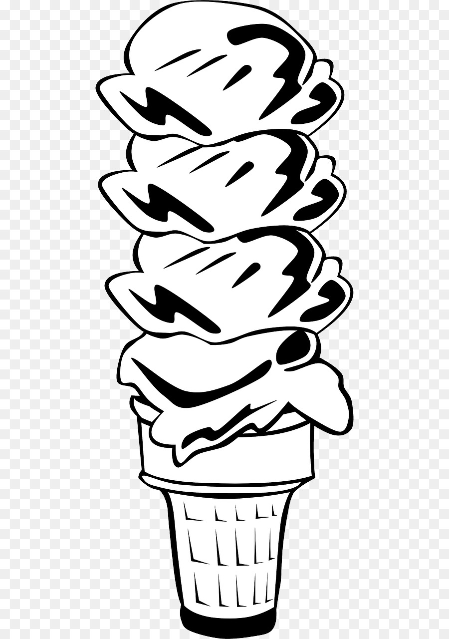 Ice Cream Cones，мороженое PNG